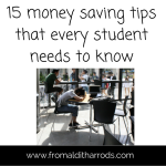 15 money saving tips that every student needs to know
