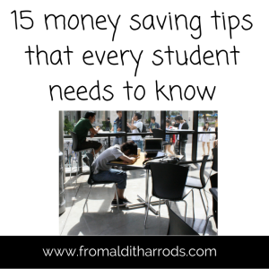 15 money saving tips that every student needs to know
