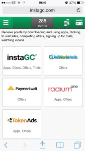 InstaGC – Earn Instant Giftcards