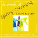 A week of Spring Cleaning
