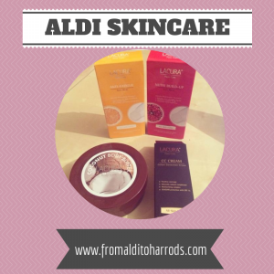 Aldi’s Lacura skin care and beauty products