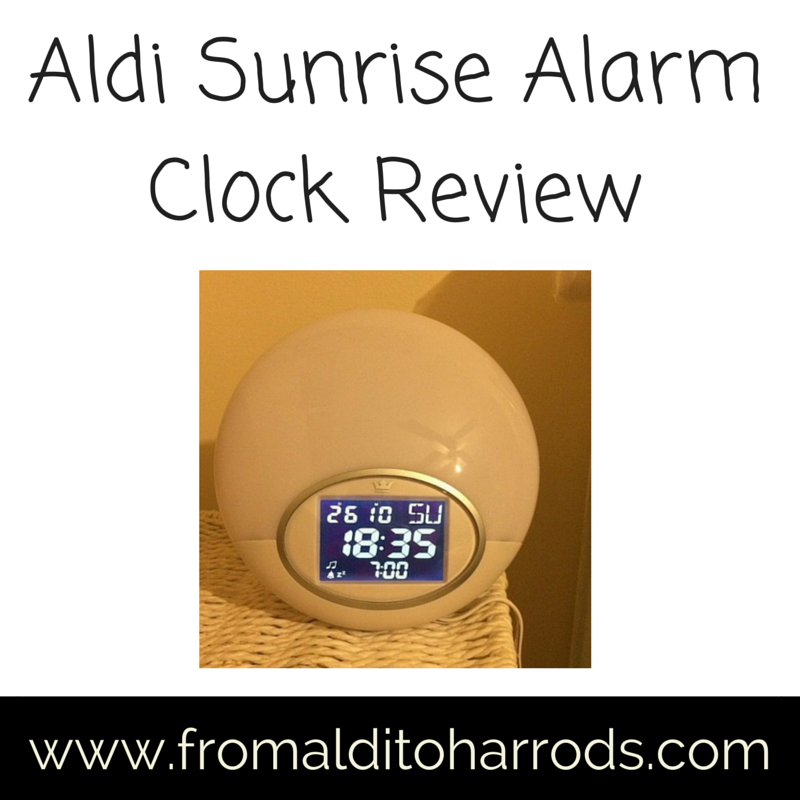 Aldi Sunrise Alarm Clock Review