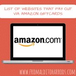 Websites where you can earn Amazon gift cards 2014