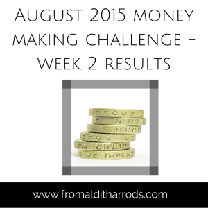August 2015 Challenge – Week 2 results
