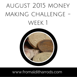 August 2015 Challenge – Week 1 results