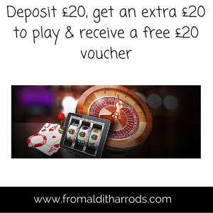 Deposit £20 at Ladbrokes Casino &  get an extra £20 FREE & a £20 gift card