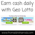 Earn cash with Geo Lotto