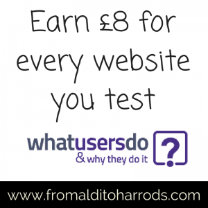 WhatUsersDo – Earn £8 Testing Websites
