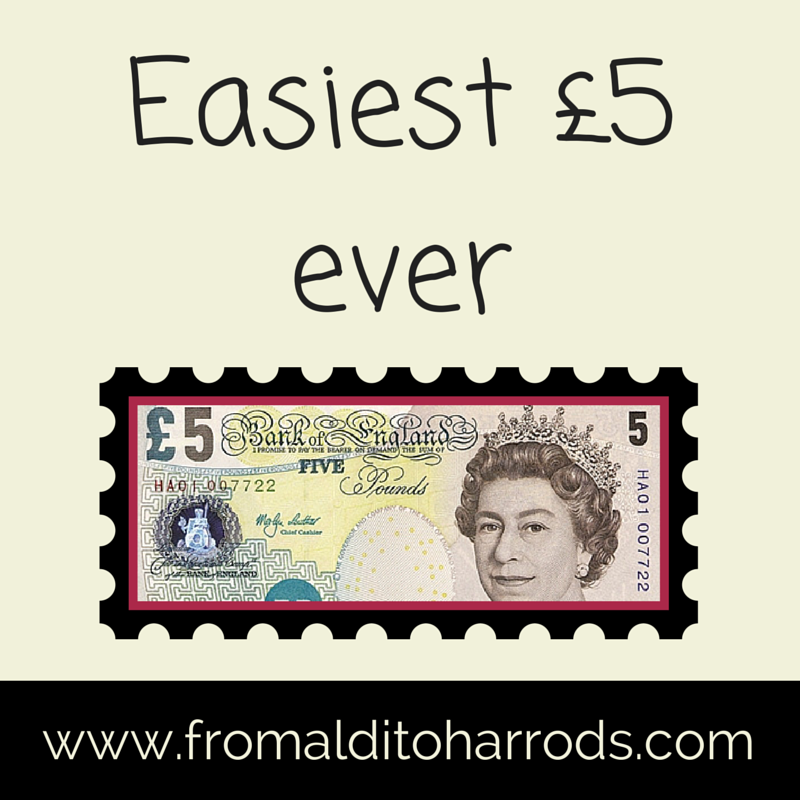 Easiest £5 ever
