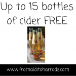 Up to 15 bottles of cider free