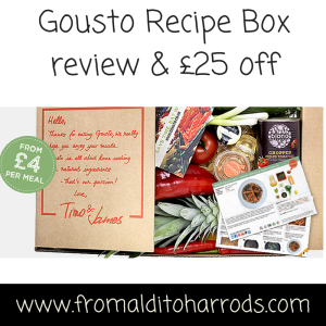 Gousto review & £25 off