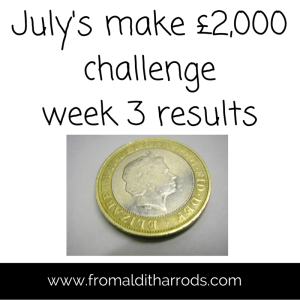 £2,000 challenge – week 3 results