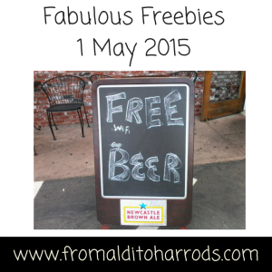 Fabulous Freebies – 1 May 2015