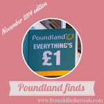 Poundland finds November 2014