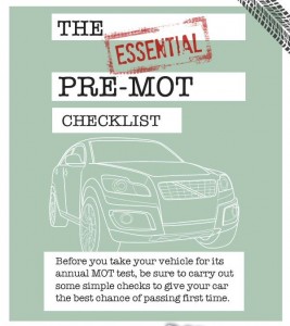 Pre MOT checklist