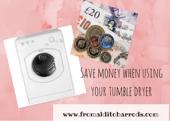 Save money when using your tumble dryer