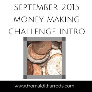 September 2015 money making challenge introduction