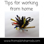 Tips for working from home