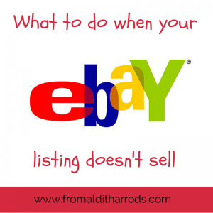 What to do when your eBay listing doesn’t sell